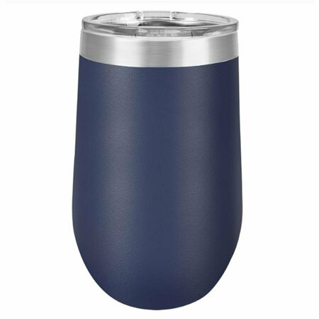 ANALES 16 oz Stainless Steel Polar Camel Stemless Tumblers; Navy Blue AN2802919